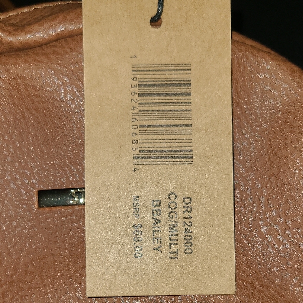 Steve Madden Camel Leather Backpack - Picture 3 of 7